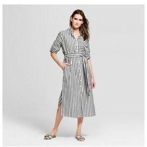 Who What Wear Midi Shirt Dress